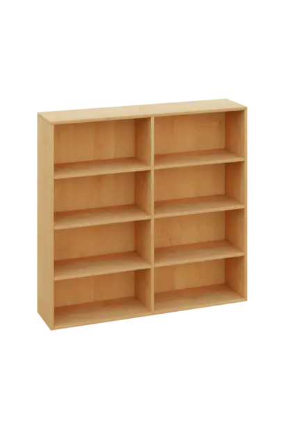 KNI 32 regál knihovnický, 1150X1200X300, javor horský